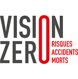 Logo de l’initiative Vision Zero au Luxembourg, menée par l’Association d’Assurance Accident pour la prévention des accidents et la santé au travail
